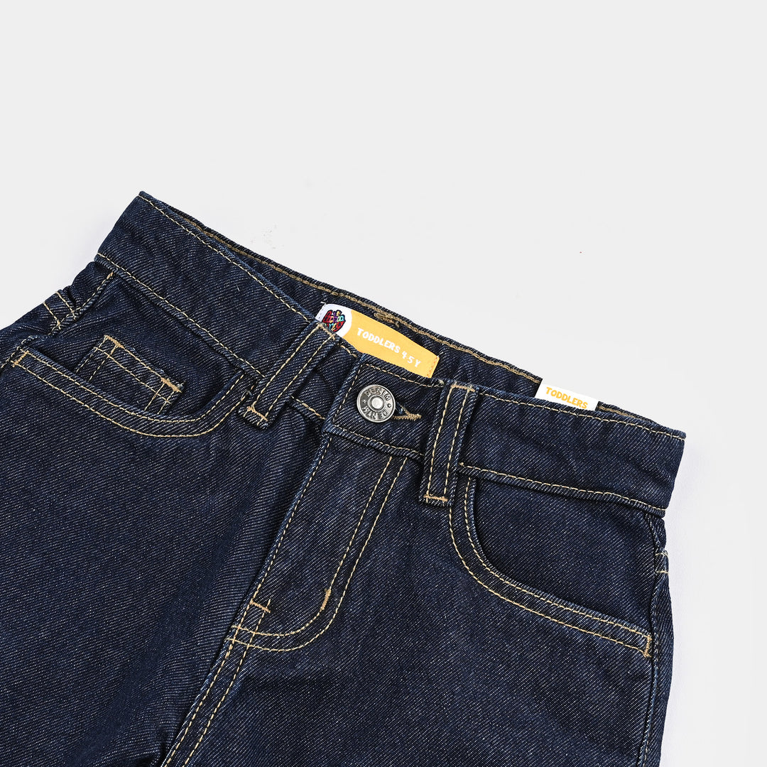 Boys Denim rigid Short Power Basic-DK-BLUE