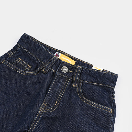 Boys Denim rigid Short Power Basic-DK-BLUE