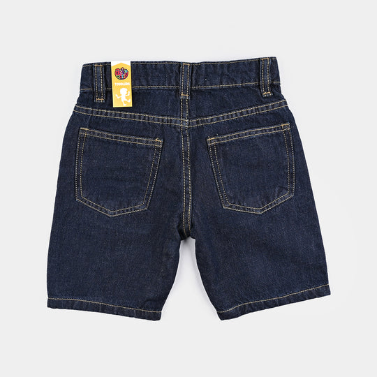 Boys Denim rigid Short Power Basic-DK-BLUE