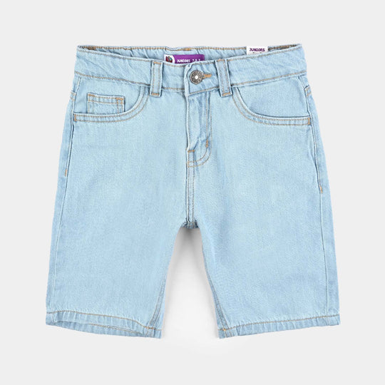 Boys Denim rigid Short Power Basic-LT.Blue