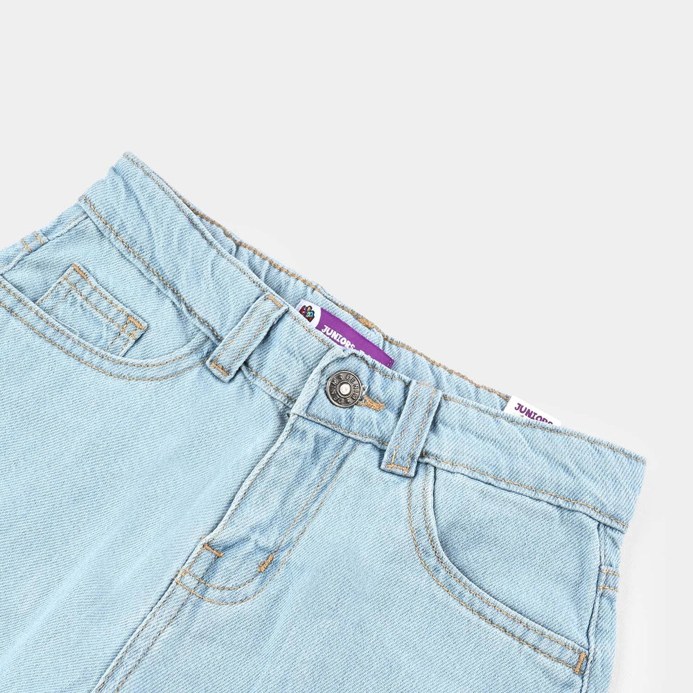 Boys Denim rigid Short Power Basic-LT.Blue