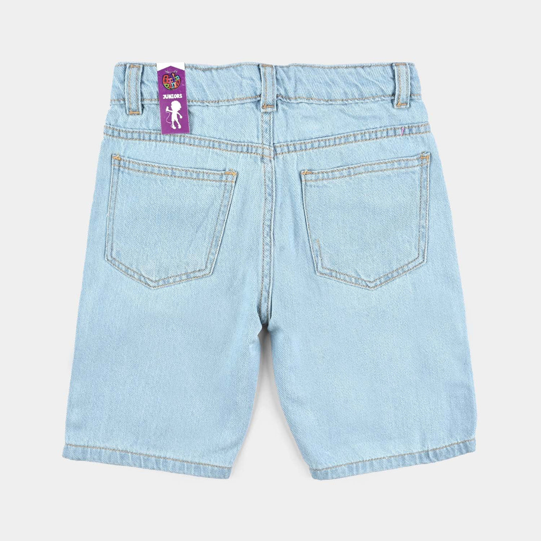 Boys Denim rigid Short Power Basic-Ice Blue