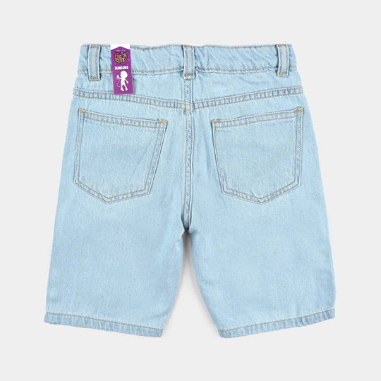 Boys Denim rigid Short Power Basic-Ice Blue