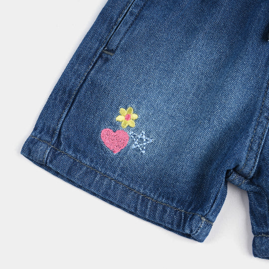 Infant Girls Denim rigid Short Rainbow-Mid Blue