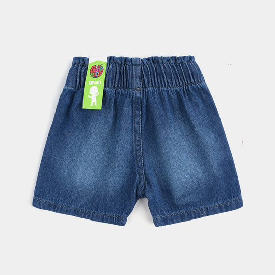 Infant Girls Denim rigid Short Rainbow-Mid Blue