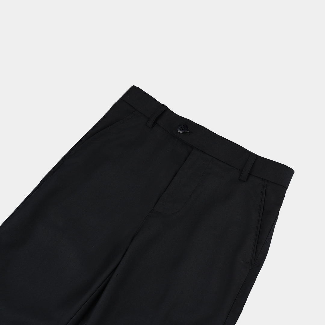 Boys Cotton Twill 3 Piece suit Classic Black