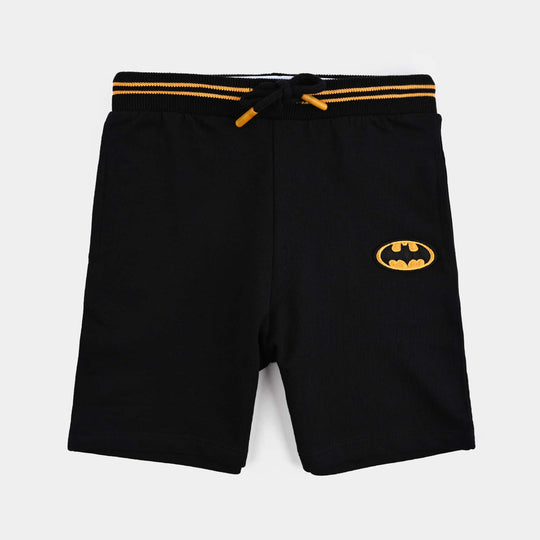 Boys Cotton Terry Short-Jet Black