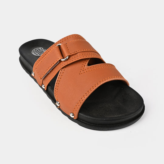 Boys Slides ZF-003-BROWN