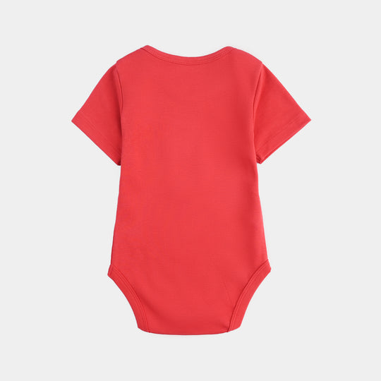 Infant Unisex Cotton Interlock I LOVE MY PHUPPO ROMPER-H.R.Red