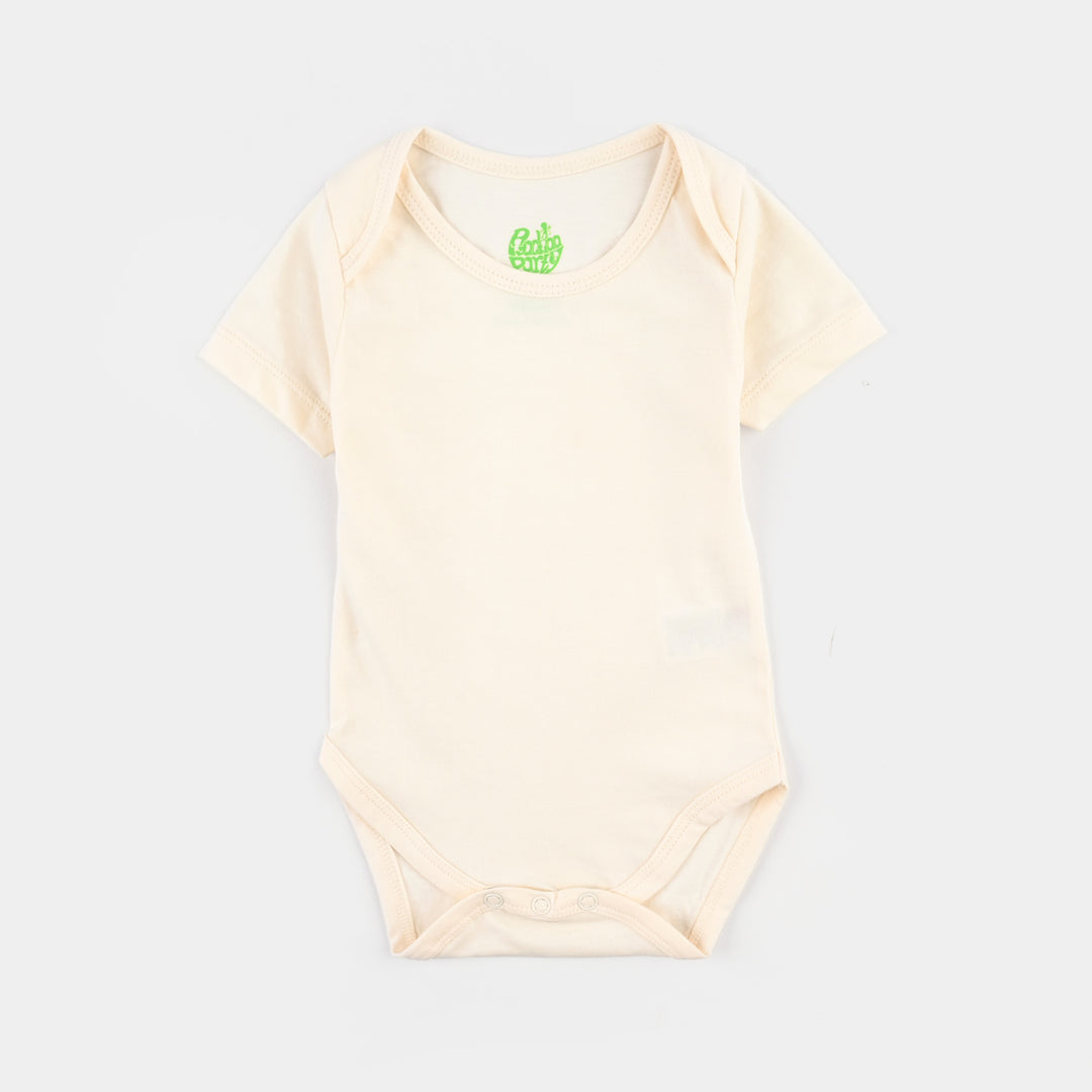 Pack Of 3 Infant Girls Cotton Jersey Basic Romper Set