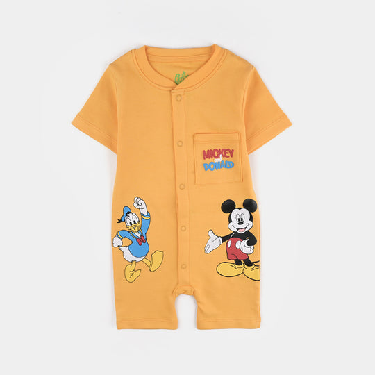 Infant Boys Cotton Interlock FASHION Romper