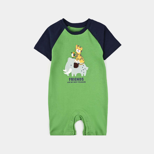 Infant Boys Cotton Interlock FRIENDS FASHION Romper
