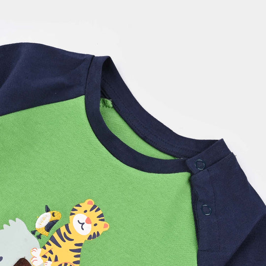 Infant Boys Cotton Interlock FRIENDS FASHION Romper
