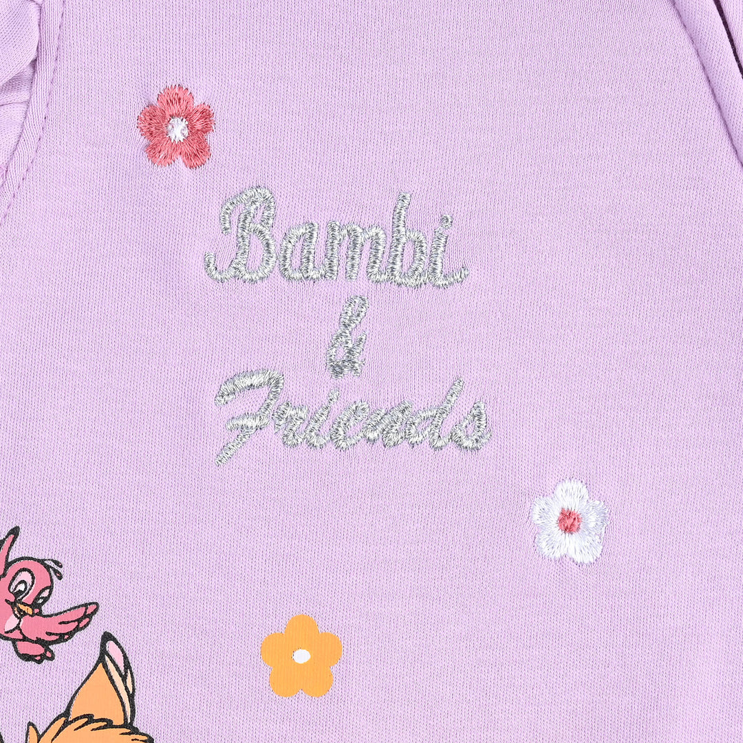 Infant Girls Cotton Interlock BAMBI AND THUMPER FASHION ROMPER