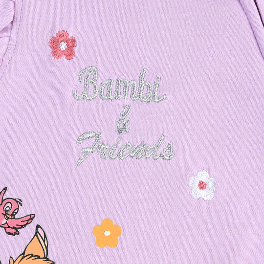 Infant Girls Cotton Interlock BAMBI AND THUMPER FASHION ROMPER