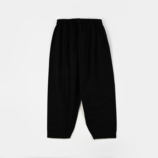 Girls Cotton Emb 2Pcs GulBahar - BLACK