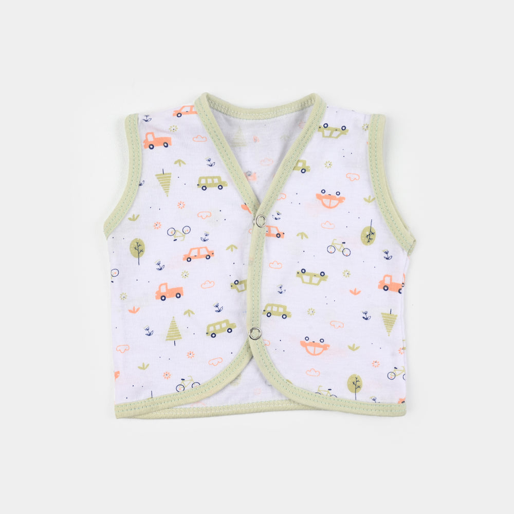 Unisex Cotton Sando Vest White