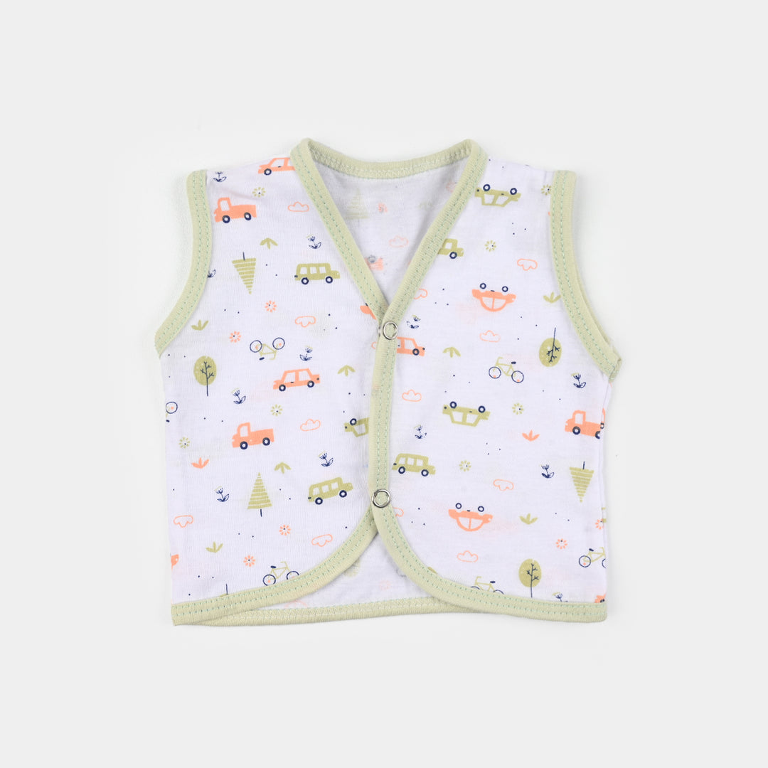Unisex Cotton Sando Vest White