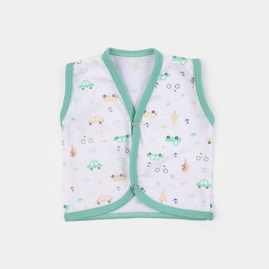 Unisex Cotton Sando Vest White