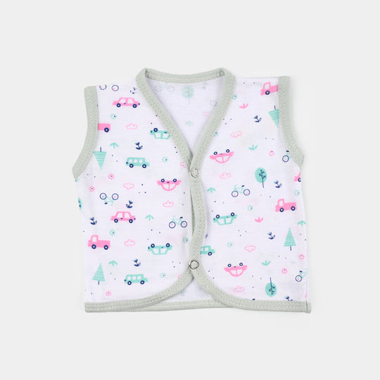 Unisex Cotton Sando Vest White