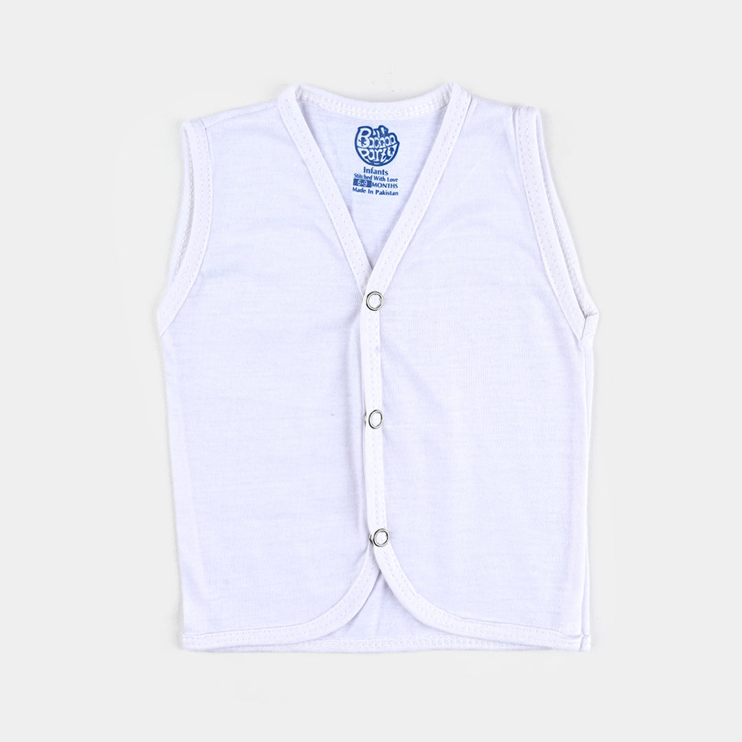 Unisex Cotton Sando Vest White