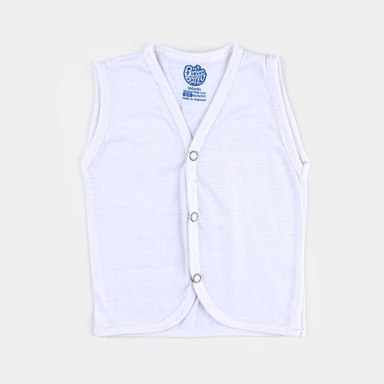 Unisex Cotton Sando Vest White