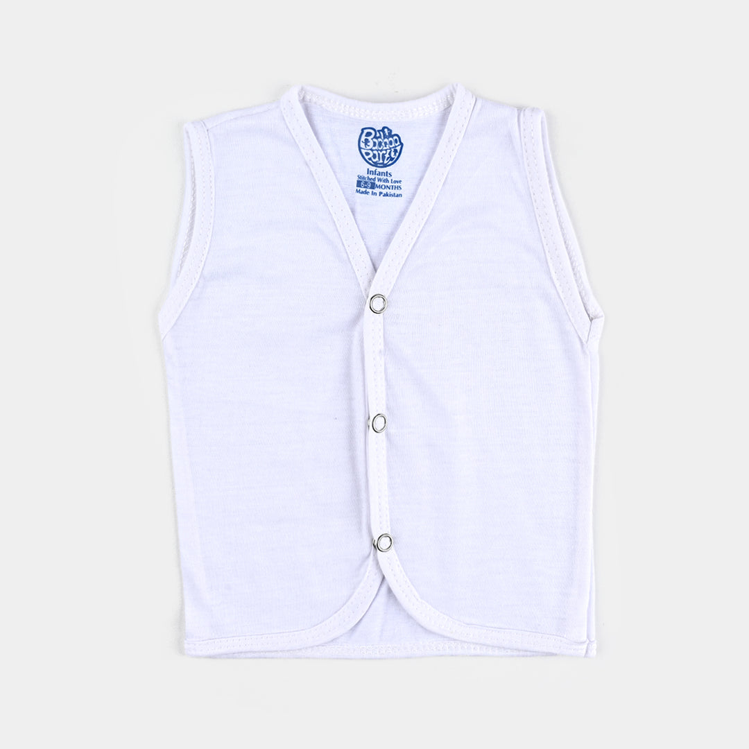 Unisex Cotton Sando Vest White