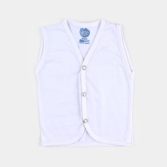Unisex Cotton Sando Vest White