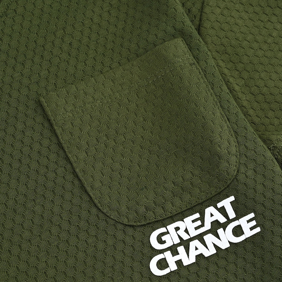 Boys Jacquard T-Shirt HS Great Chance-Olive