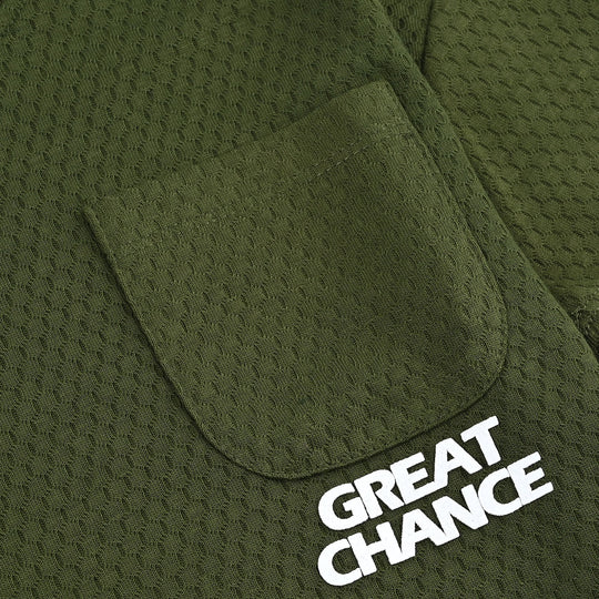 Boys Jacquard T-Shirt HS Great Chance-Olive