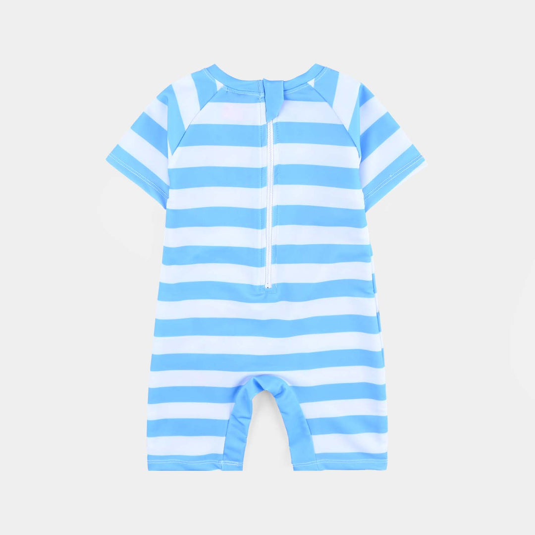 Boys Microfiber Jersey Jumper Suit-SKY BLUE