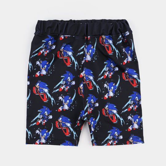 Boys Microfiber Jersey 2 Piece Suit-Navy Blue