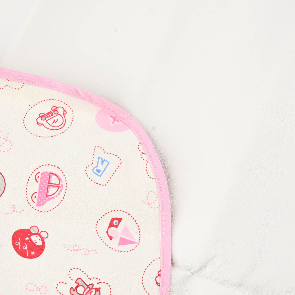 Baby Changing Sheet 49x69 Pink Car & Ship