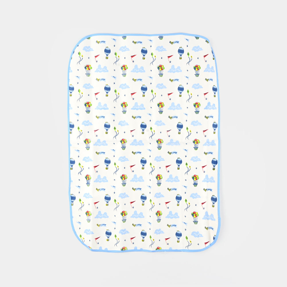 Baby Changing Sheet 69x96 Blue Baloon
