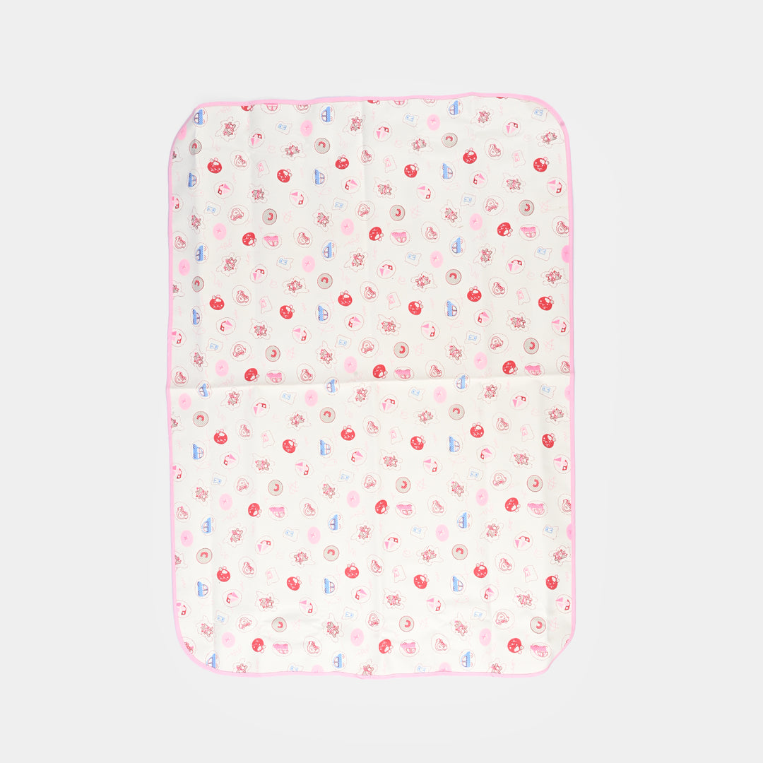 Baby Changing Sheet 69x96 Pink Car & Ship