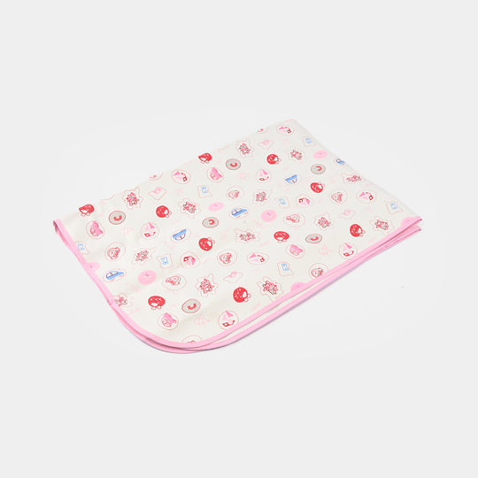 Baby Changing Sheet 69x96 Pink Car & Ship