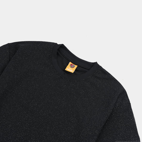 Girls Poly Jersey T-Shirt HS-BLACK