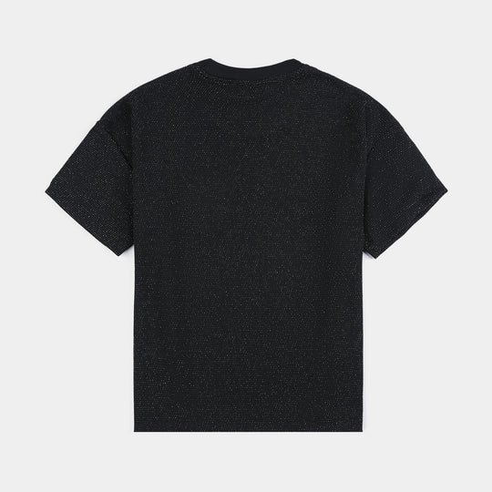 Girls Poly Jersey T-Shirt HS-BLACK