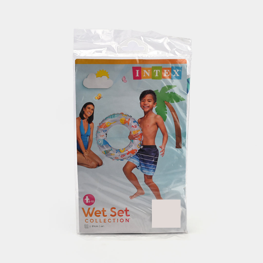 Kids' Swim Ring – Colorful Print | 24"