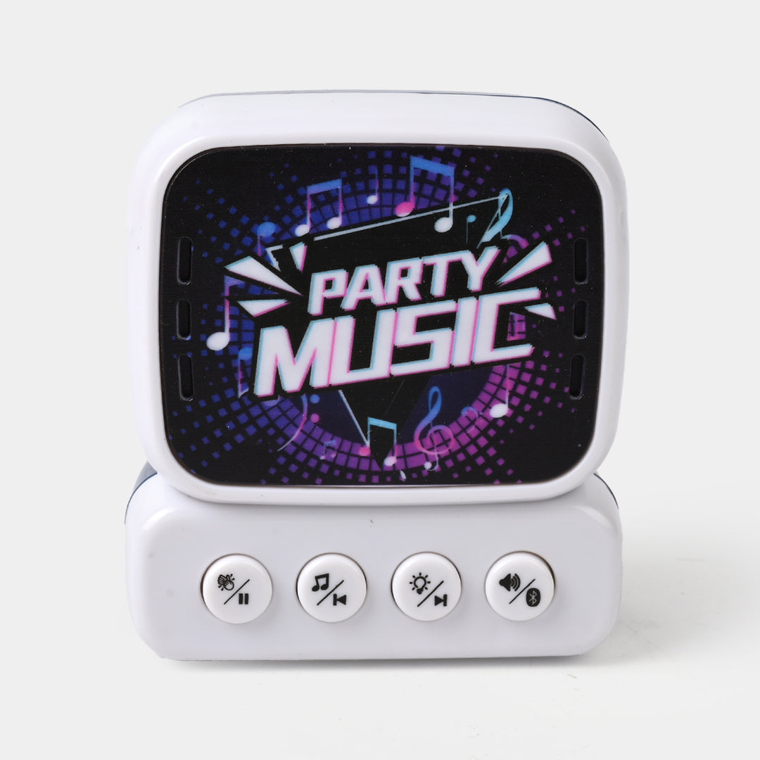 Party Music Sound Box Toy With Mic & LED Lights