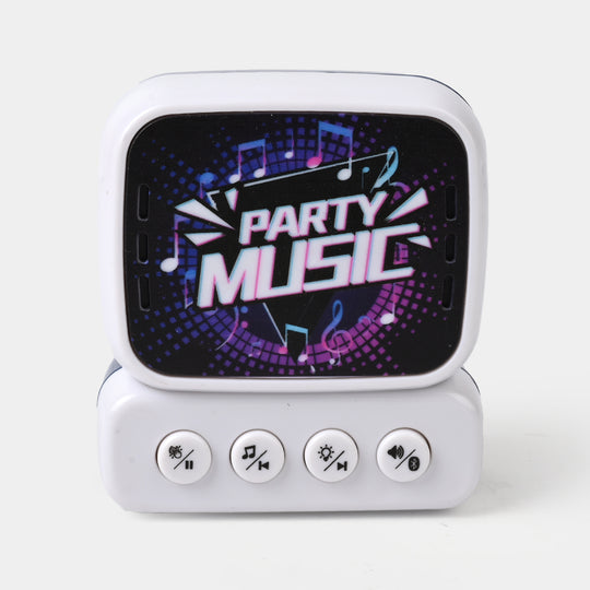 Party Music Sound Box Toy With Mic & LED Lights