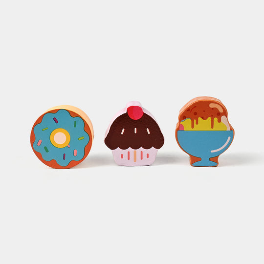 Ice Cream & Dessert Car Wooden Toy