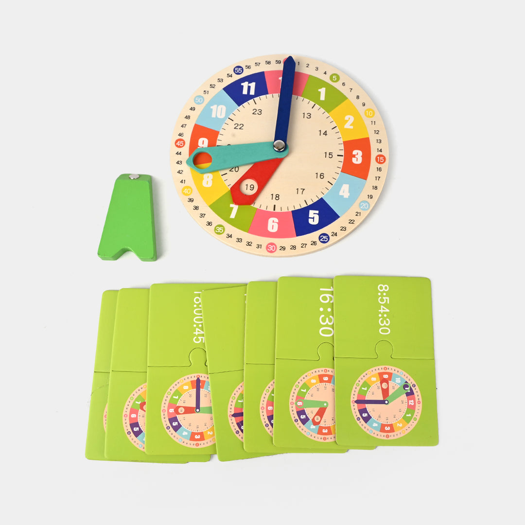 Education Toys Digital Clock Time Learning Matching Kit Board Game