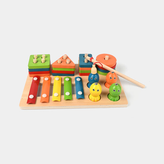 Wooden  Puzzle 3 in 1 Column Set