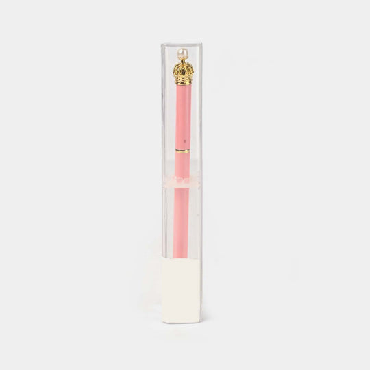 Fancy Fountain Ink Pen with Plastic Case