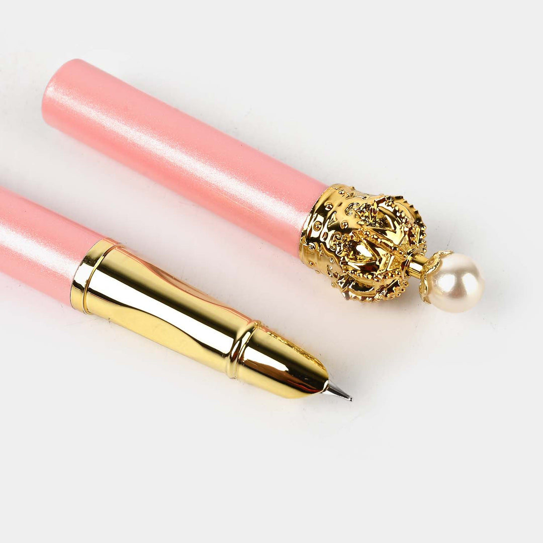 Fancy Fountain Ink Pen with Plastic Case