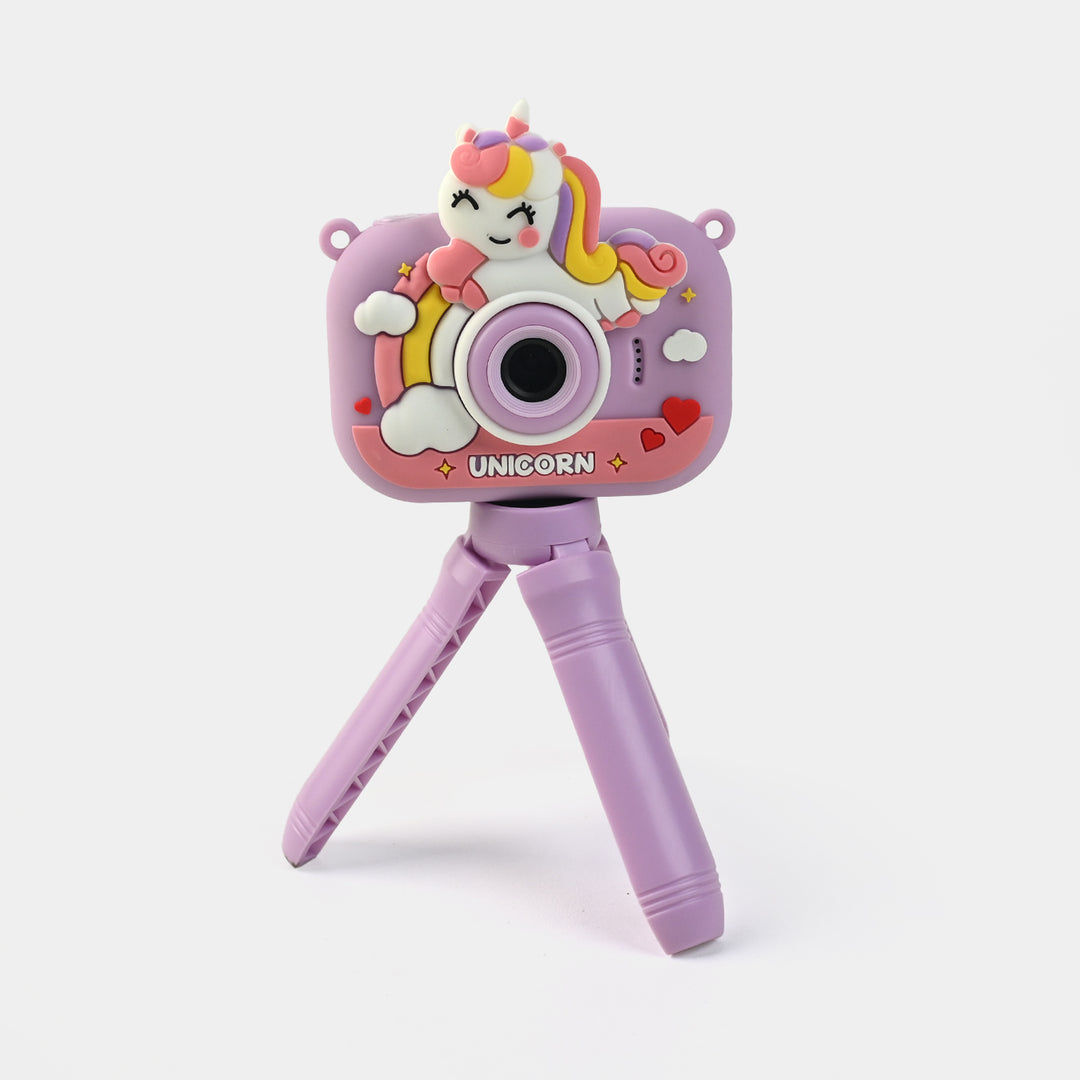 Cartoon Digital Camera with Tripod for Kids