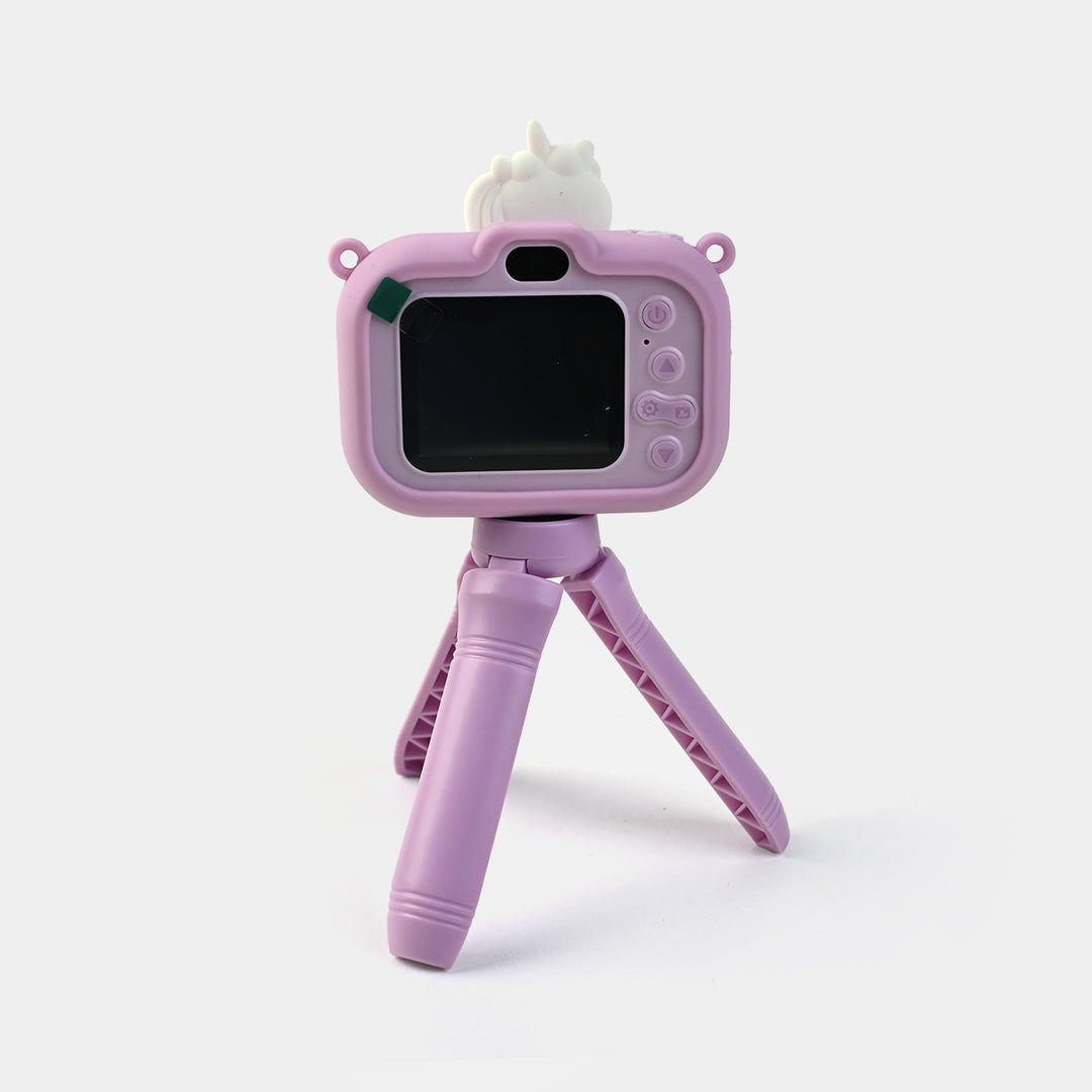 Cartoon Digital Camera with Tripod for Kids