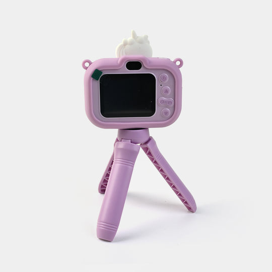 Cartoon Digital Camera with Tripod for Kids