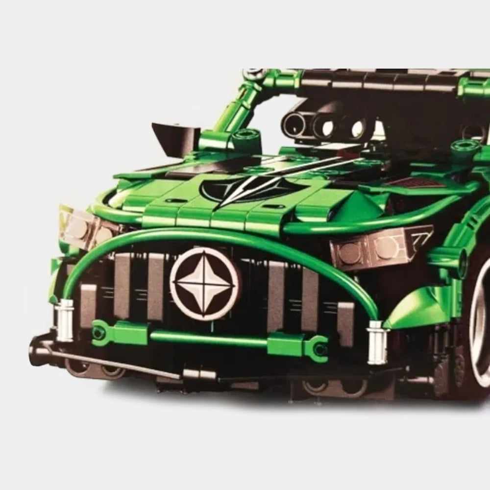 Racing Off-Road Remote Control Car Building Block Set